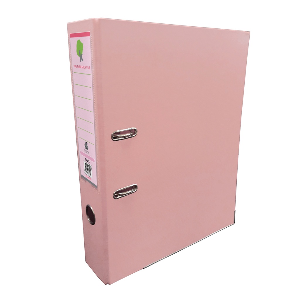 Carpeta De Carton Techmakro Forrada De PVC Melocoton Pastel