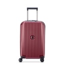Maleta Delsey SECURITIME ZIP Expandible 4 Ruedas, 20'', Rojo