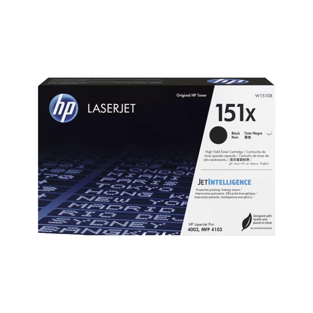 Cartucho de tóner HP LaserJet 151X Negro W1510X (copia)