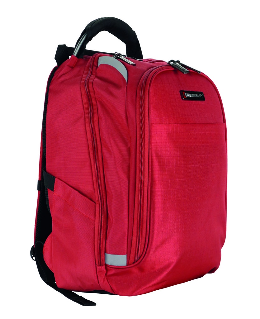Mochila Swissmobility Zion para Laptop de 15.6'' Color Rojo