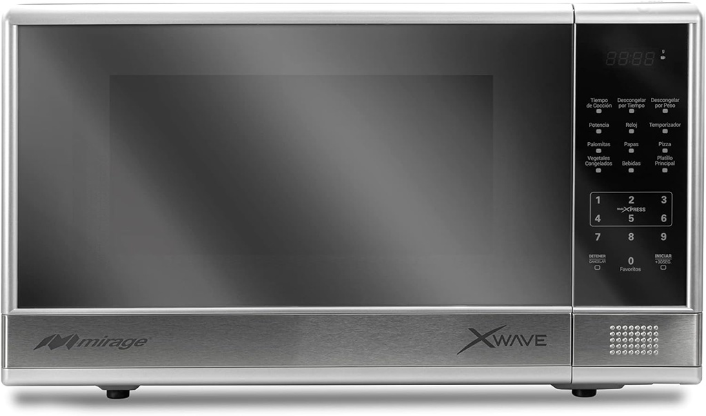 Horno de Microondas Mirage XWave MWD031E plata 1.1 ft³ 1000w