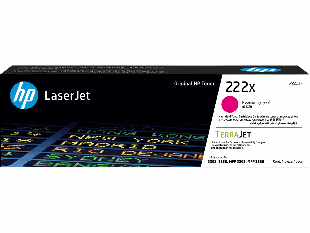 Cartucho de Tóner HP LaserJet 222X Alto Rendimiento Magenta (copia)