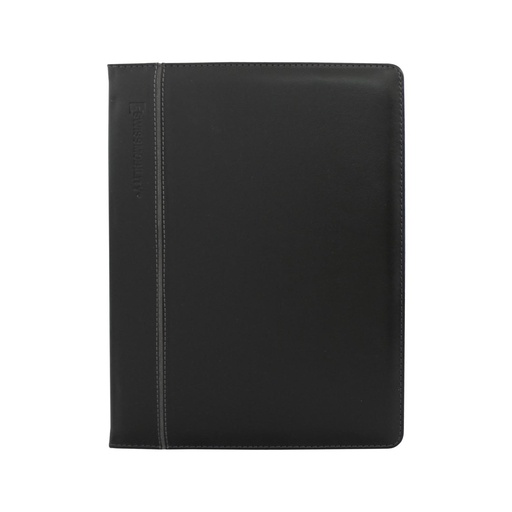 [LSF102300] Bifolio Ejecutivo BERNINA Swissmobility, Carta, Color Negro