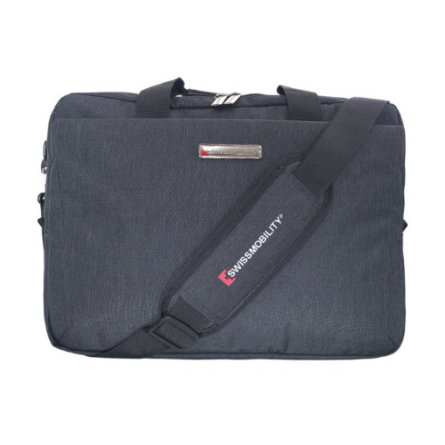 [NSM10661] Maletín Portalaptop 17'' THAL Swissmobility, Color Negro