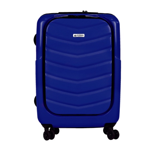 [PRL-200190206BL] MALETA RÍGIDA PARA VIAJE DE 20" CON CANDADO TSA Y FÁCIL ACCESO PRINCIPAL COLOR AZUL