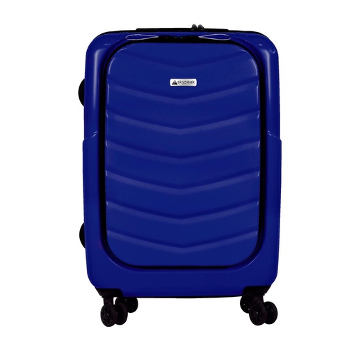 [PRL-240190206BL] MALETA RÍGIDA PARA VIAJE DE 24" CON CANDADO TSA Y FÁCIL ACCESO PRINCIPAL COLOR AZUL